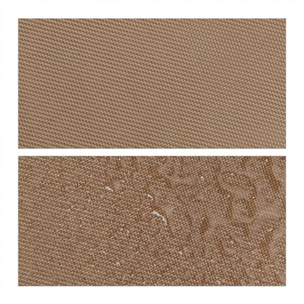 Sun sail triangular coffee brown