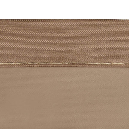 Sun sail triangular coffee brown
