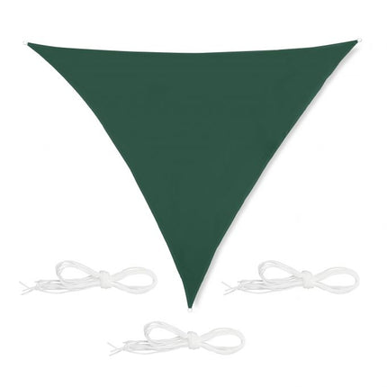 Sun sail triangular green