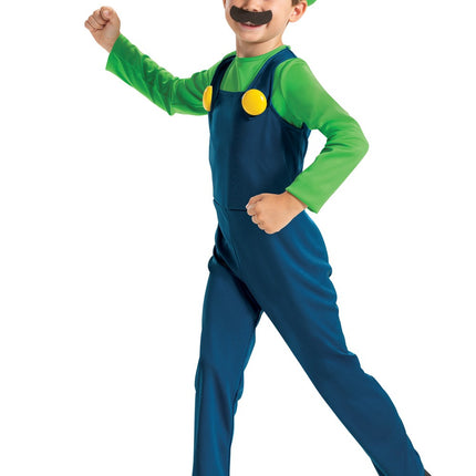 Super Mario Costume Luigi, 4-6 Y