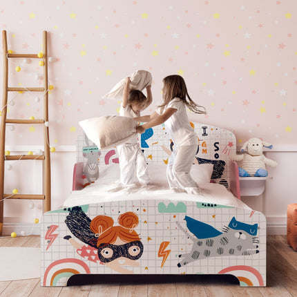 Superhero cot with storage
