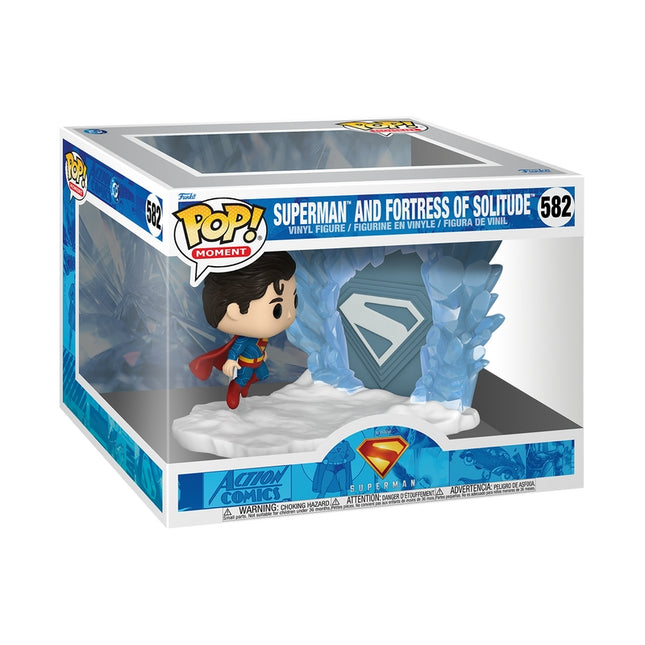 Superman Funko Pop! Vinyl Figur mit Festung der Einsamkeit Display