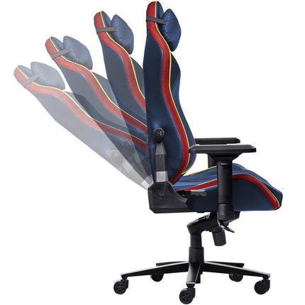 Superman Gaming-Stuhl, verstellbare Lordosenstütze, 4D-Armlehnen