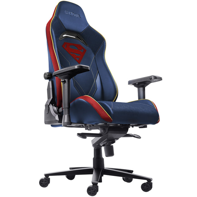 Superman Gaming-Stuhl, verstellbare Lordosenstütze, 4D-Armlehnen