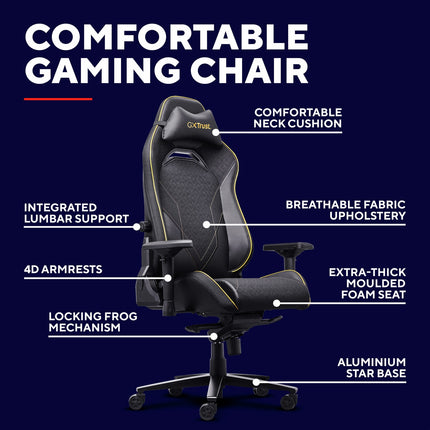 Superman Gaming-Stuhl, verstellbare Lordosenstütze, 4D-Armlehnen