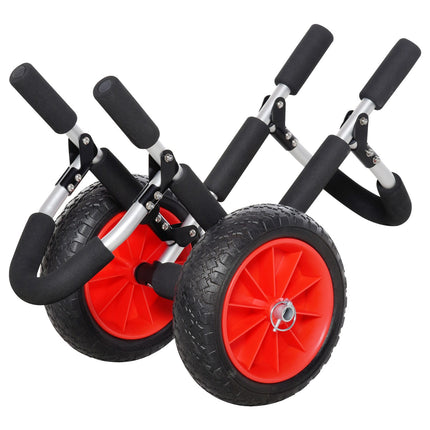 Surfboard transport cart, foldable, padded, 45 kg capacity
