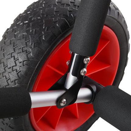Surfboard transport cart, foldable, padded, 45 kg capacity