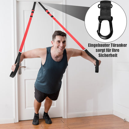 Schlingentrainer-Gurte, verstellbar 145–200 cm, 180 kg