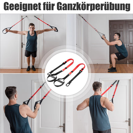 Schlingentrainer-Gurte, verstellbar 145–200 cm, 180 kg
