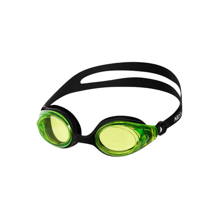 Swimming Goggles, Anti-Fog, Black/Green