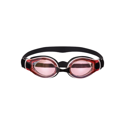Schwimmbrille, Schwarz/Regenbogen, Antibeschlag, UV-Schutz