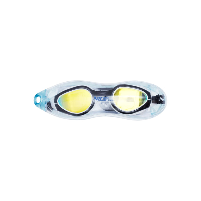 Schwimmbrille, Schwarz/Weiß, Antibeschlag, UV-Schutz