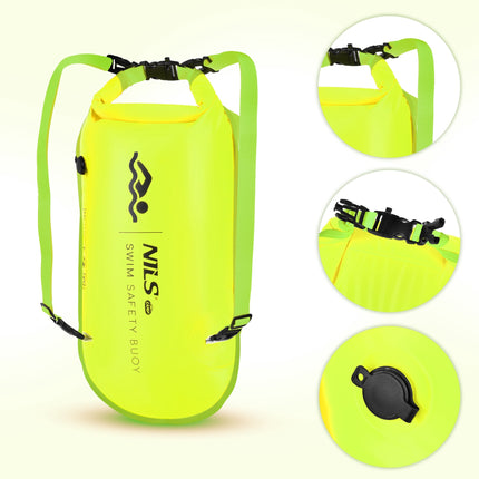 Swimming Safety Buoy With 28L Dry Bag, Backpack