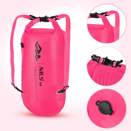 Swimming Safety Buoy With 28L Dry Bag, Backpack