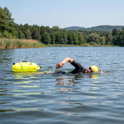 Swimming Safety Buoy With 28L Dry Bag, Backpack