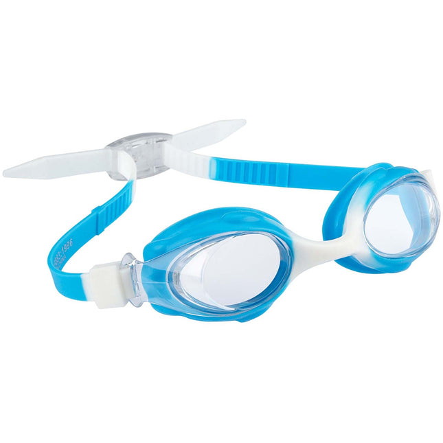 Schwimmbrille Easy Strap Blau/Weiß Junior