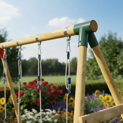 Swing Connector for Round Wooden Posts, Steel