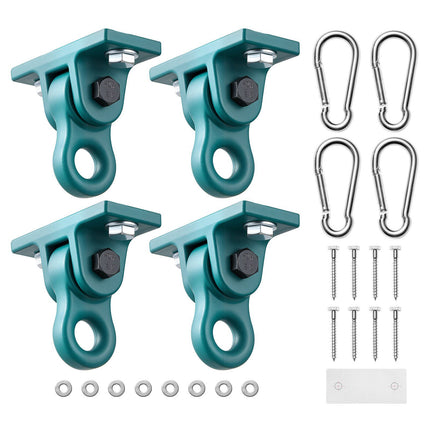 Swing Hangers, 4-Pack Heavy Duty Dual Bearing, Hardware