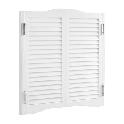 Swinging Cafe Doors 36x36 In, Pine, Double-Action, White