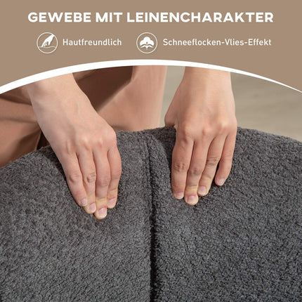 Drehbarer Sessel, bequemer Sitz, Dunkelgrau, 120 kg Tragkraft