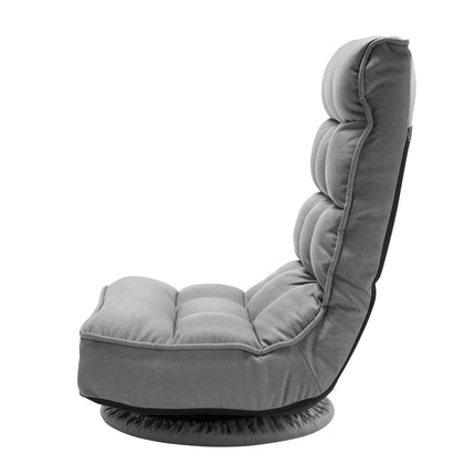 Swivel Floor Gaming Chair, 360 4-Position Folding, Lumbar