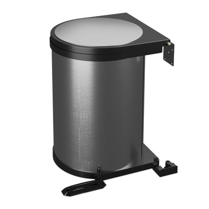 Einschwenkbarer Einbau-Abfalleimer, 12L, mit Automatikdeckel
