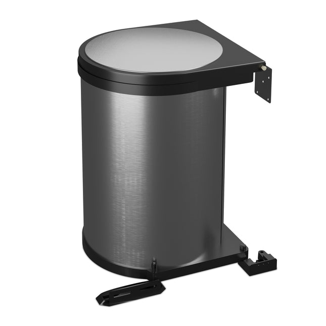 Einschwenkbarer Einbau-Abfalleimer, 12L, mit Automatikdeckel
