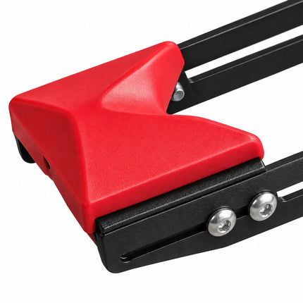 Swivelling Vertical Bicycle Wall Mount, Set of 2 – Wall Protectors, Black, Red