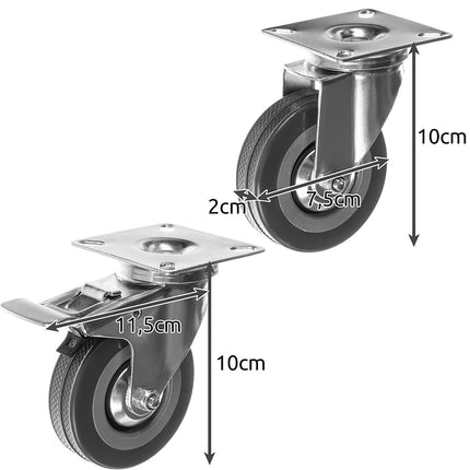 Lenkrollen - 4er Set Malatec 22537 
