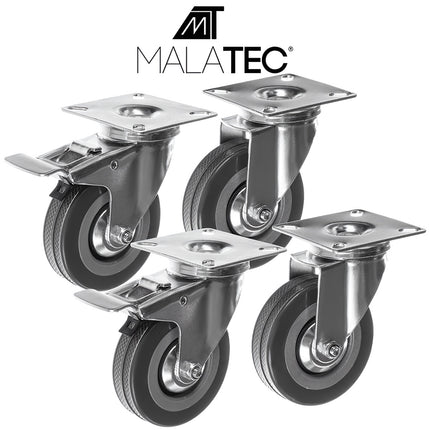 Lenkrollen - 4er Set Malatec 22537 