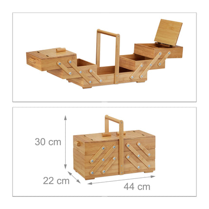 Sybox Bamboo XXL many compartments
