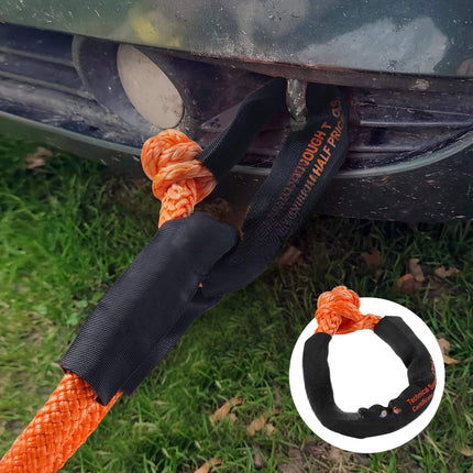 Synthetic Soft Shackle Recovery Rope Set, 20T, 2-Pack