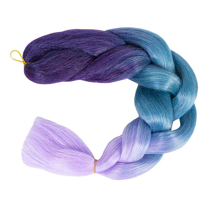Kunsthaarzöpfe Ombre Blau/Fio W10342 