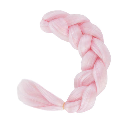 Synthetic hair braids - pink