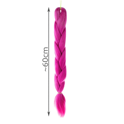 Synthetic hair braids - purple
