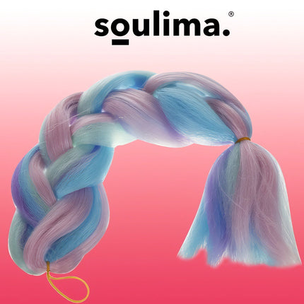 Kunsthaar Ombre Blau/Fiol Soulima 21366 