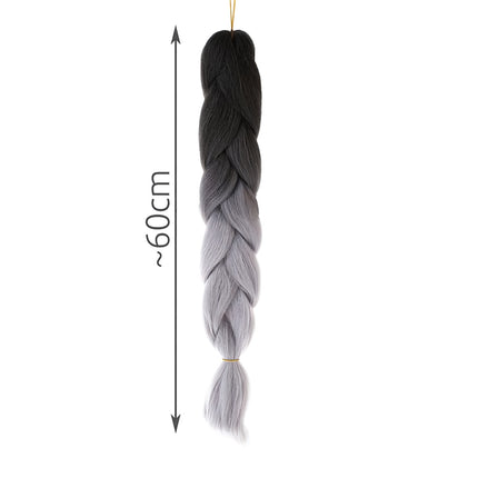 Syntetické vlasové copánky ombre sz/sz W10345