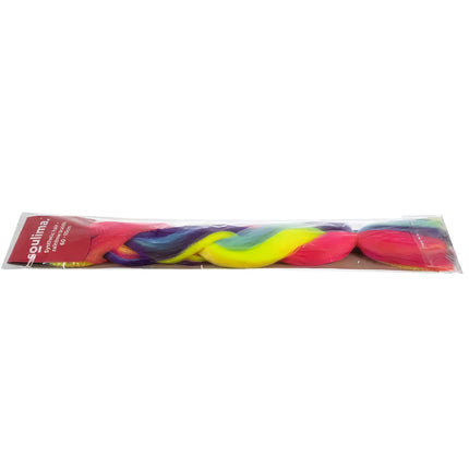 Tresses arc-en-ciel en cheveux synthétiques Soulima 23571