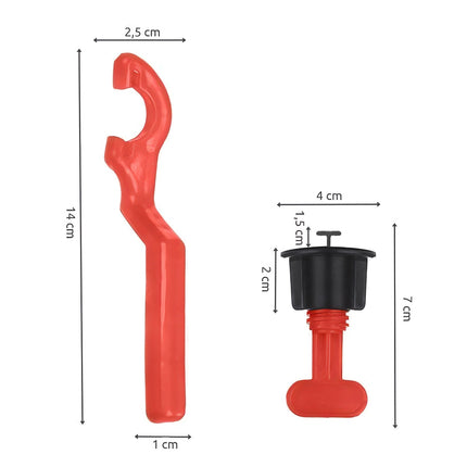 System for leveling tiles 51 pcs - S14509