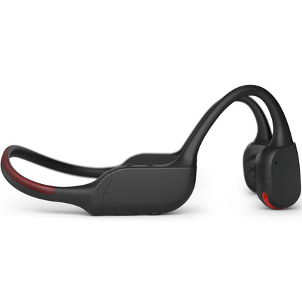 TAA7607BK Kabelloser Open-Ear-Sportkopfhörer, Knochenleitung, IPX66-Klasse, LED-Beleuchtung. Schwarz.