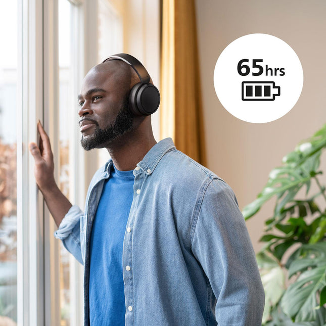 TAH5209WT Bezdrátová sluchátka over-ear, vynikající pohodlí, dobrý zvuk a až 65h přehrávání. Bílá.