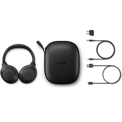 TAH8506BK Kabellose Kopfhörer, Noise Cancelling Pro, Elegantes Design. Bis zu 60 Stunden Spielzeit. Schwarz.