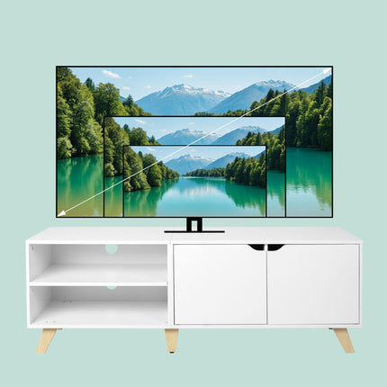 TV skříňka pro 60palcové televizory, 6 přihrádek