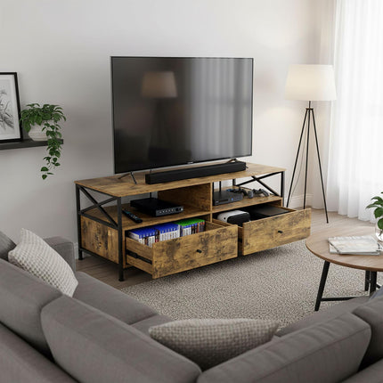 TV Cabinet with Drawers for TVs Up to 55 Inches