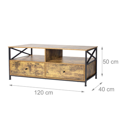 TV Cabinet with Drawers for TVs Up to 55 Inches