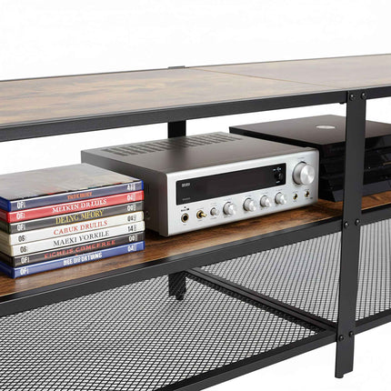 TV Stand with 4 Compartments, Industrial Design