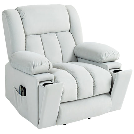 Elektrischer Relax-TV-Sessel mit Massage- und Heizfunktion, USB-Anschlüssen