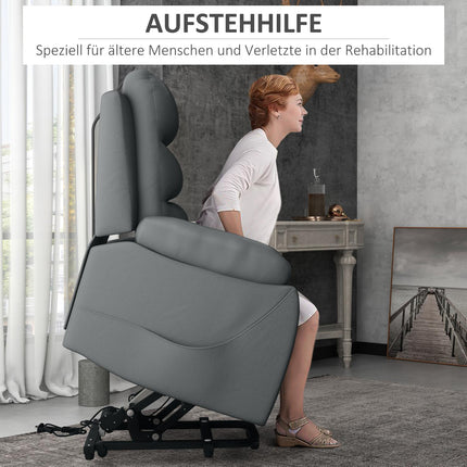 Electric recliner with stand-up assist, 180 kg capacity