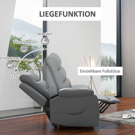 Electric recliner with stand-up assist, 180 kg capacity
