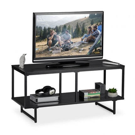 TV-Unterschrank aus MDF in Schwarz